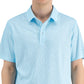 Camisa polo masculina com estampa de peixe, azul, tamanho médio, Club Room