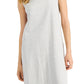 Vestido regata feminino estilo mestiço, cinza, tamanho grande