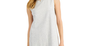 Vestido regata feminino estilo mestiço, cinza, tamanho GG