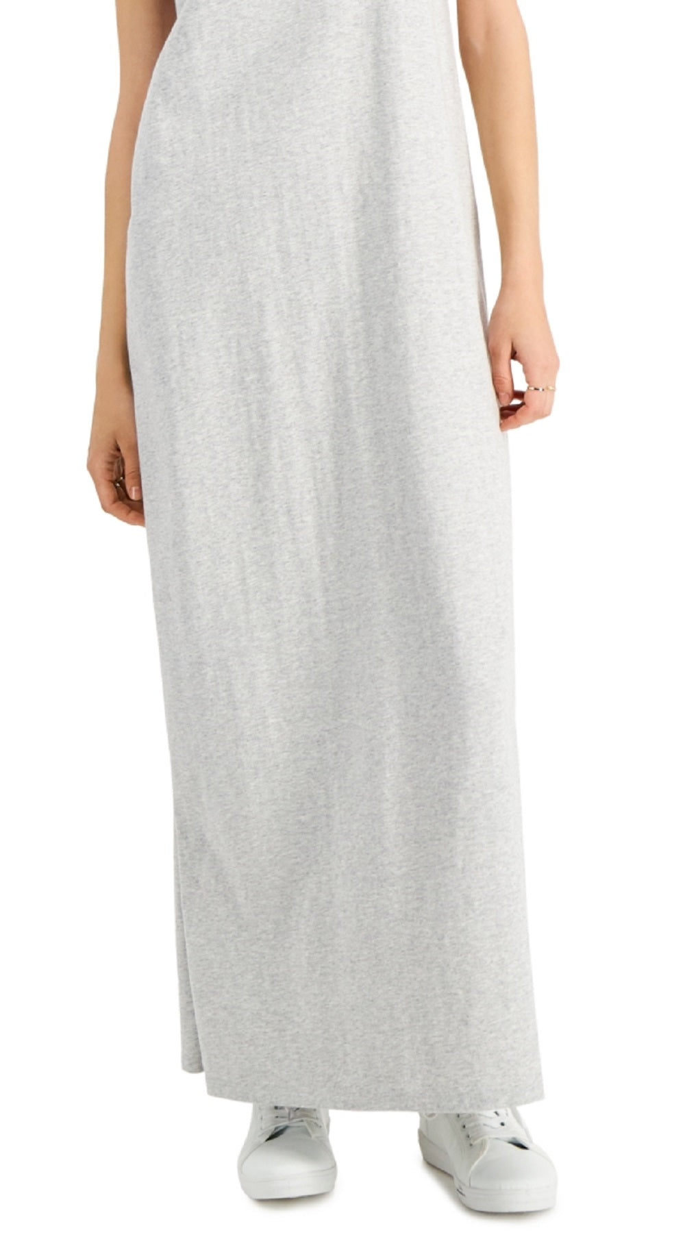 Vestido regata feminino estilo &amp; co, mescla, tamanho XX-G, cinza