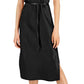 Vestido feminino com fenda lateral e decote V da INC International Concepts, preto, tamanho pequeno