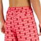Calções de banho masculinos Club Room Beach To Boardwalk com estampa de tartaruga, rosa, tamanho extragrande