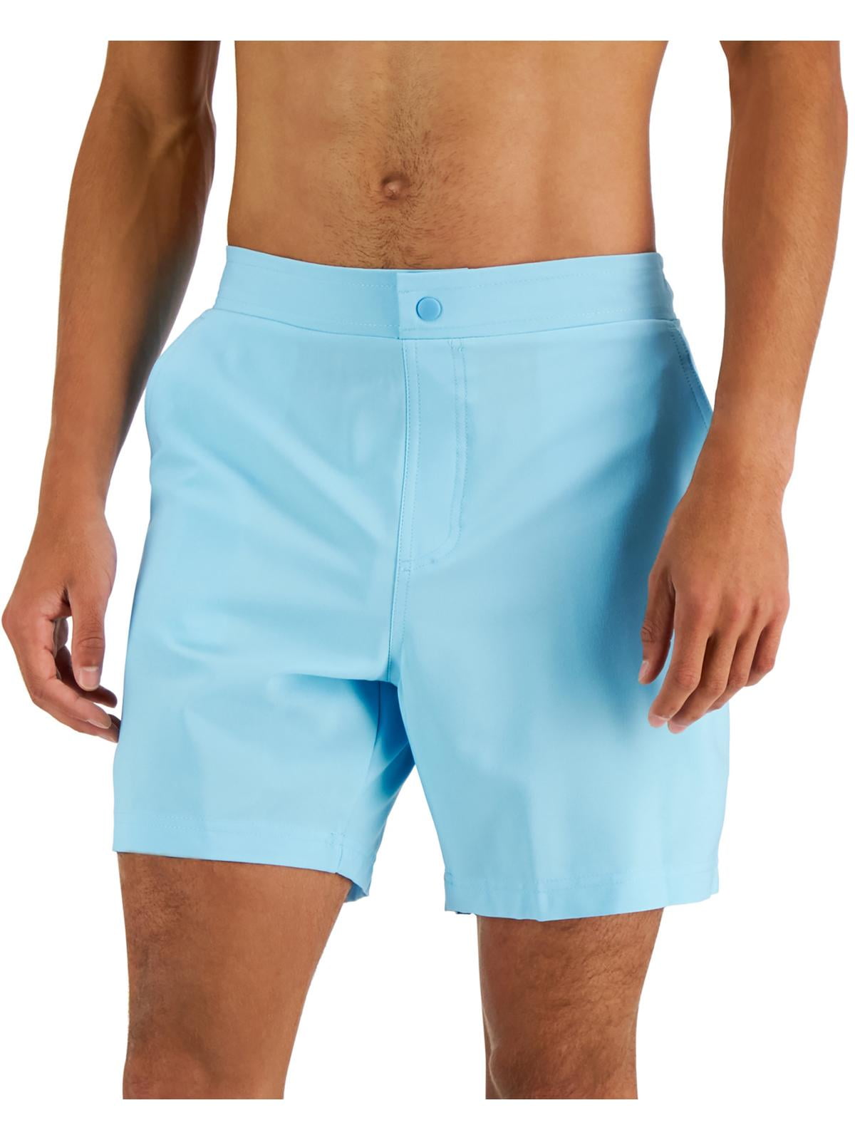 Calções de banho masculinos Club Room Beach To Boardwalk, azul, tamanho XX-G
