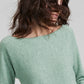 Suéter feminino Charter Club 100% cashmere, verde, tamanho extrapequeno