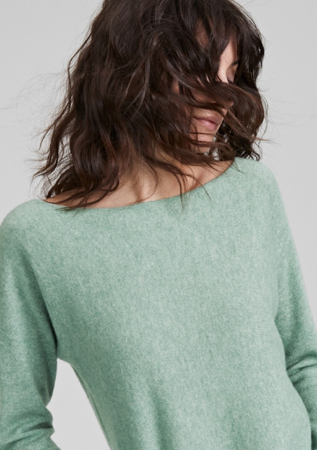 Suéter feminino Charter Club 100% cashmere, verde, tamanho extrapequeno