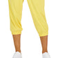 Calça Capri Reciclada Retro Feminina ID Ideology Amarela