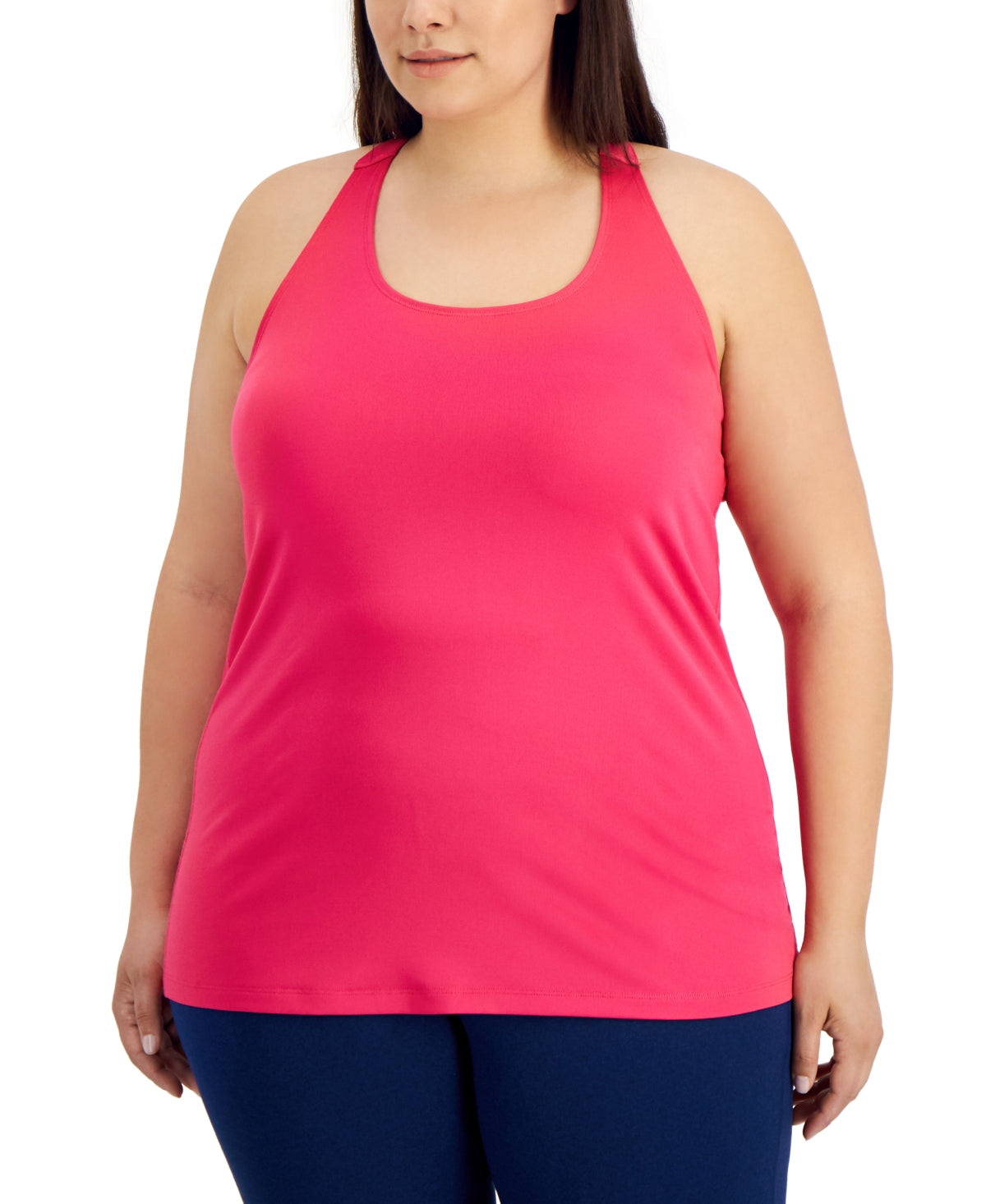 ID Ideology Camiseta regata feminina arco-íris com costas em T rosa