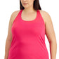 ID Ideology Camiseta regata feminina arco-íris com costas em T rosa