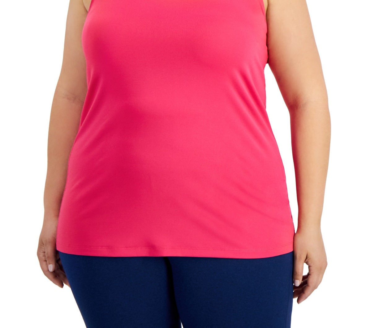 ID Ideology Camiseta regata feminina arco-íris com costas em T rosa