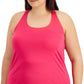 ID Ideology Camiseta regata feminina arco-íris com costas em T rosa