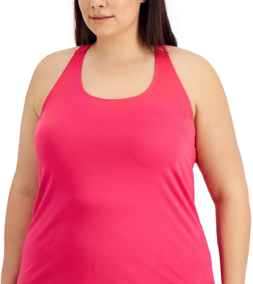 ID Ideology Camiseta regata feminina arco-íris com costas em T rosa