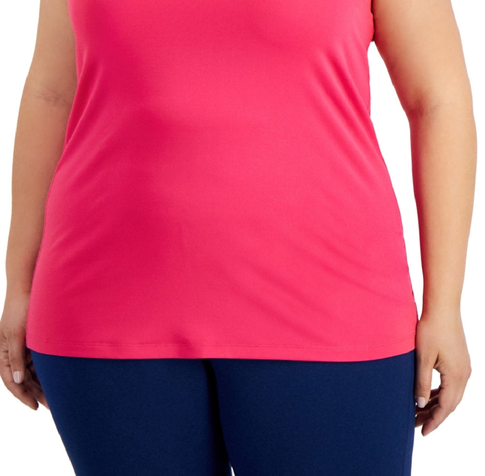 ID Ideology Camiseta regata feminina arco-íris com costas em T rosa