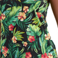 ID Ideology Camiseta regata feminina com estampa tropical, preta, tamanho extragrande
