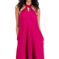 Vestido longo feminino com decote halter, tamanho pequeno, roxo, da INC International Concepts