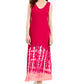 Vestido longo tie-dye feminino estilo &amp; co rosa tamanho pequeno médio