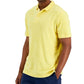 Camisa polo masculina Club Room Reverse Terry amarela tamanho X-Large