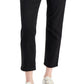 Calça jeans feminina slim fit estilo &amp; co, preta, tamanho 2, pequena