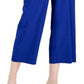 Calça curta amassada feminina Alfani, azul, tamanho 8