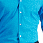 Camisa social masculina Bar III Slim Flit Floral Stretch Azul Tamanho Grande