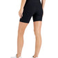 ID Ideology Shorts de ciclismo feminino canelado sólido, preto, tamanho pequeno