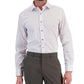 Camisa social masculina Alfani Slim Fit com elasticidade bidirecional e resistente a manchas, branca, tamanho 12x32x33