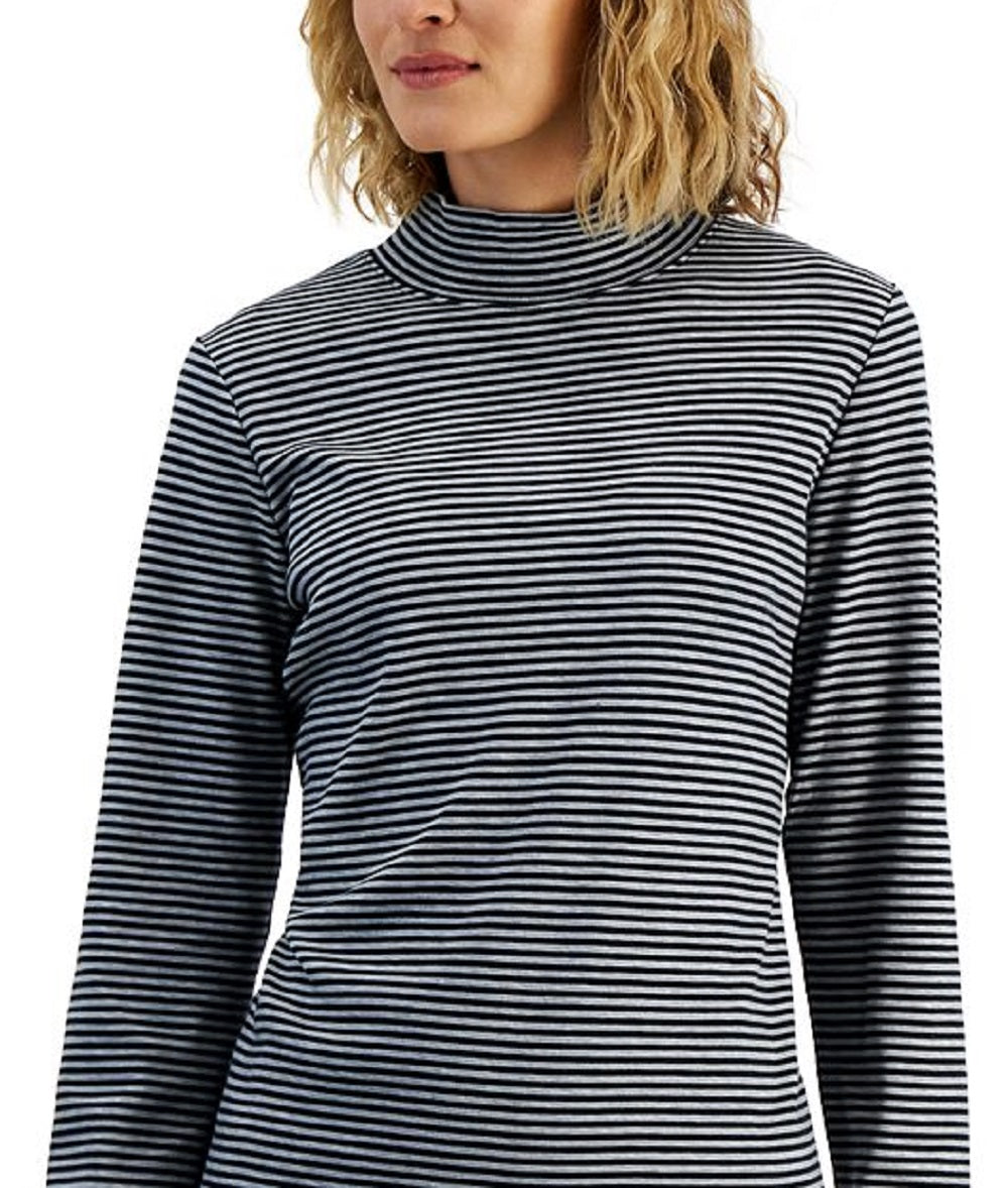 Blusa Carmela Mock Neck Karen Scott Feminina Cinza Tamanho XS