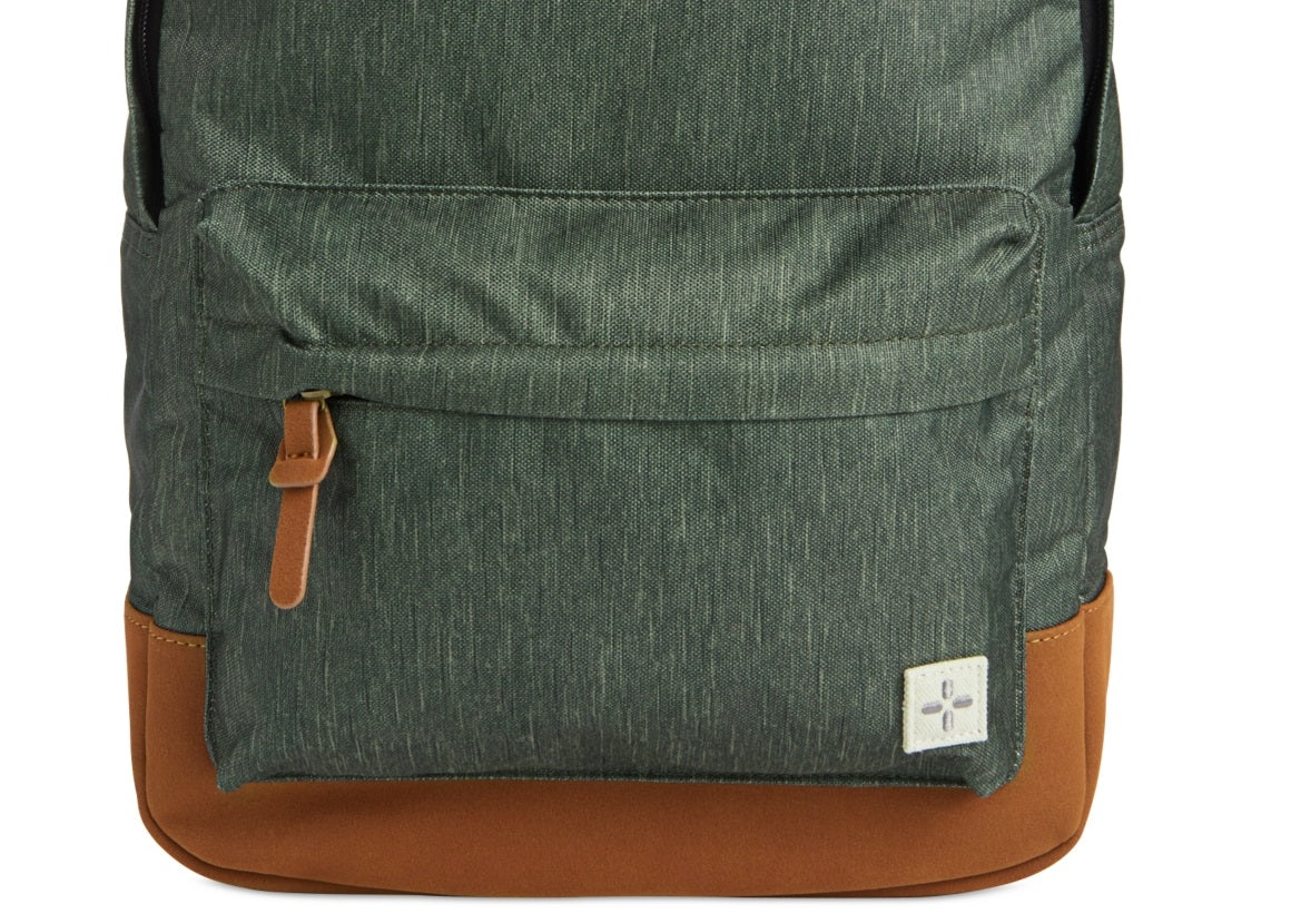 Mochila Riley Heathered Masculina Sun + Stone Verde Tamanho Regular