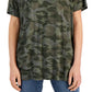 Camiseta feminina estampada Style &amp; Co, verde, tamanho pequeno, extragrande