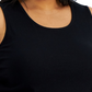 Regata feminina de algodão plus size Style &amp; Co, preta, tamanho 1X