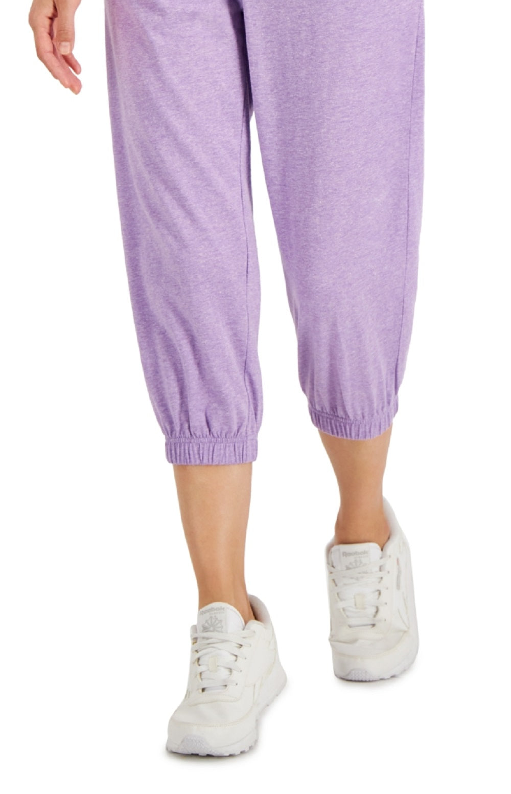 Calça Capri Reciclada Retro Feminina ID Ideology Roxa Tamanho Médio