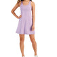Vestido de performance feminino sólido ID Ideology roxo tamanho XX-grande