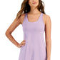 Vestido de performance feminino sólido ID Ideology roxo tamanho XX-grande
