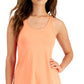 Vestido feminino sólido de performance ID Ideology laranja tamanho X-S