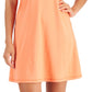 Vestido feminino sólido de performance ID Ideology laranja tamanho X-S