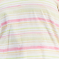 Camiseta feminina listrada de algodão estilo &amp; co plus size rosa tamanho 0X