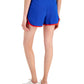 ID Ideology Shorts Feminino com Acabamento Contrastado Azul Tamanho Médio