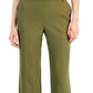 Calça feminina Alfani com perna larga, verde, tamanho 10