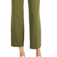 Calça feminina Alfani com perna larga, verde, tamanho 10