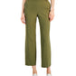 Calça feminina Alfani com perna larga, verde, tamanho 14