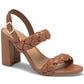 Sandálias femininas Sun + Stone Cherii trançadas marrom tamanho 8 M