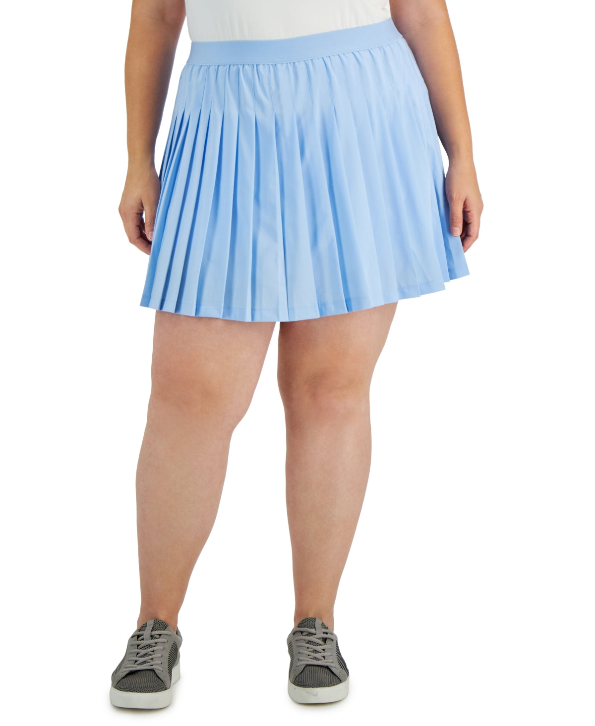 ID Ideology Saia-calça plissada feminina azul tamanho 1X