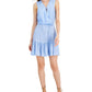 Vestido curto sem mangas feminino INC International Concepts, azul, tamanho XX-G