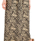 Vestido longo feminino zebra INC International Concepts marrom tamanho médio