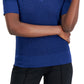 Suéter polo feminino Alfani Pointelle azul tamanho médio