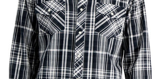 Camisa masculina Sun + Stone Remington Woven Regular Fit com botões, preta, tamanho pequeno