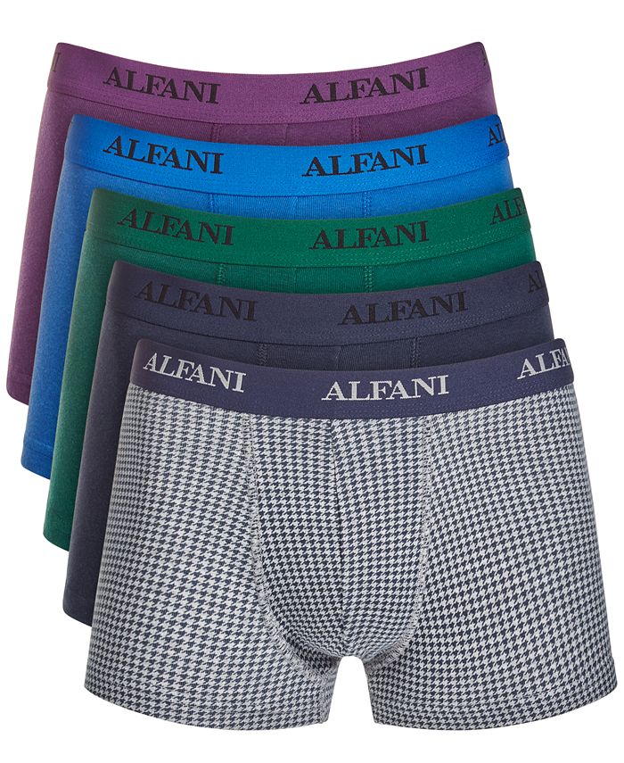 Calções de banho Alfani Men's Moisture Absorvente Azul Tamanho X-G