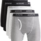 Cuecas boxer masculinas Alfani com absorção de umidade, pretas, tamanho grande, 5 unidades