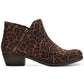 Botas femininas Sun + Stone Abby Double Zip, marrom, tamanho 8 M