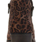 Botas femininas Sun + Stone Abby Double Zip, marrom, tamanho 8 M