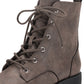 Botas de combate femininas Frankiee com cadarço Sun + Stone, marrom, tamanho 6 M